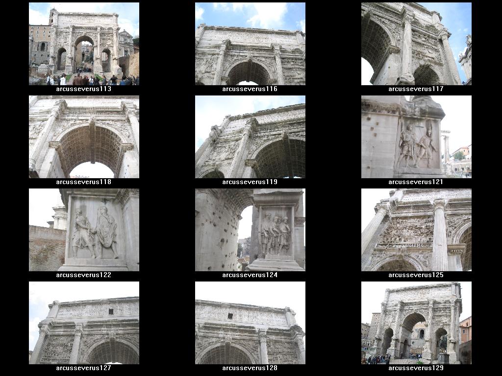 Image Map Arch of Septimius Severus